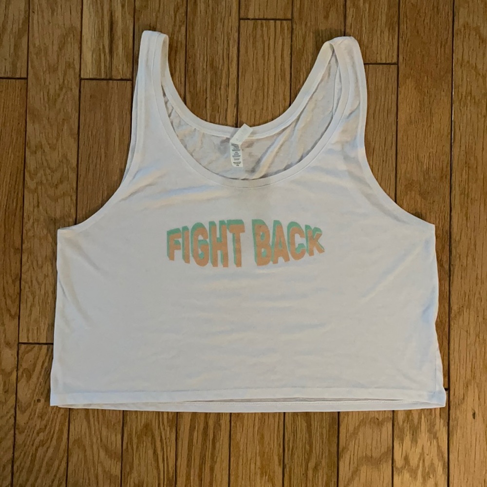 “Fight Back” Cropped Tank